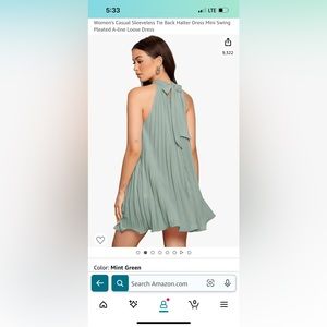 Women’s XS halter swing dress.